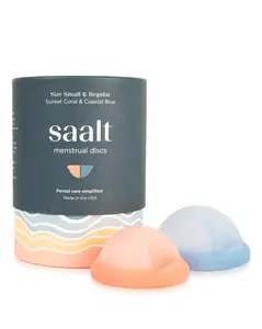 Saalt Menstrual Disc Duo | Size Small & Regular | Two Pack | Feminine Hygiene Product
