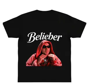 oversize cotton Belieber coachella 2026 Streetwear graphic tees Unisex T-Shirt American Musical fan Gift Unisex y2k fashion Casual Top Trending Machine Wash Safe
