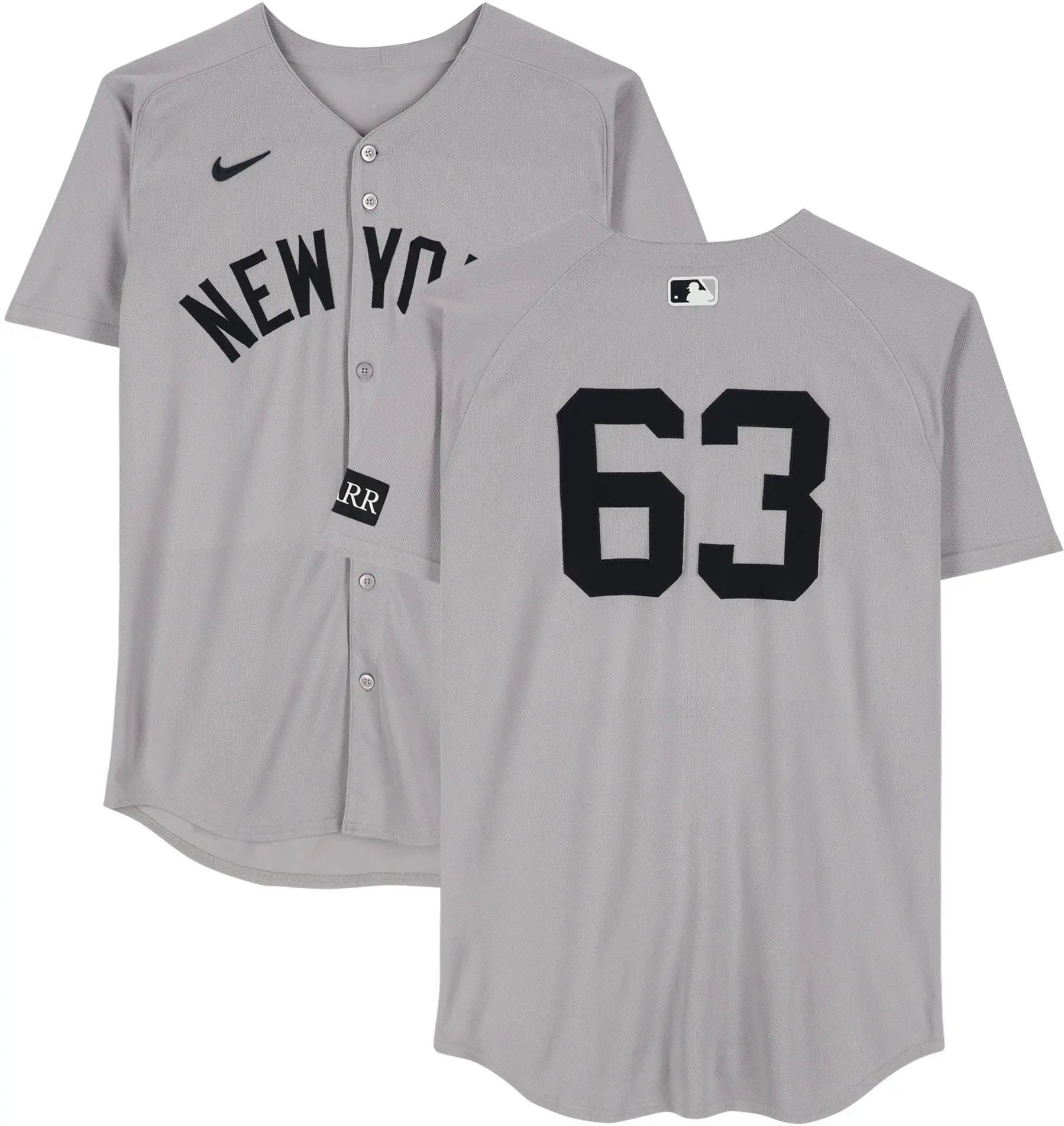 Fernando Cruz New York Yankees Game-Used #63 Gray Jersey vs. Toronto Blue Jays on October 4, 2025 - Fanatics Authentic Certified