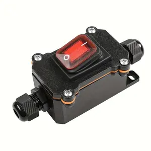 High-Power Waterproof Toggle Switch, Large Current Outdoor Wiring Box, Durable Mid-Point Line Installation, Reliable Electrical Component