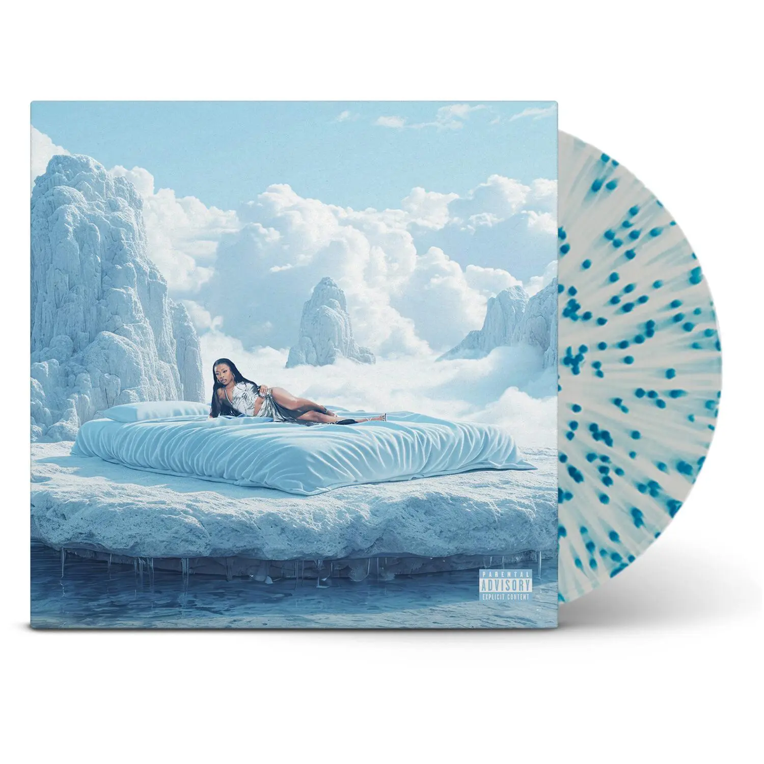 Tink - Winter's Diary 5 - Milky Clear vinyl with Blue Splatter  [VINYL RECORD - LP] Explicit, Blue, Colored Vinyl, Clear Vinyl, Gatefold LP Jacket