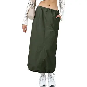 Parachute Maxi Skirt for Women - Lightweight and Comfortable - Chunky