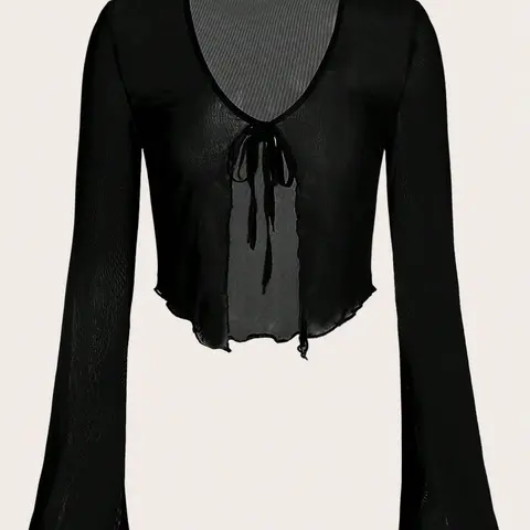 Fashionable gauze style elegant versatile and comfortable casual women's long sleeve solid color knitwear cardigan, a must-have cool cardigan in summer, Tops