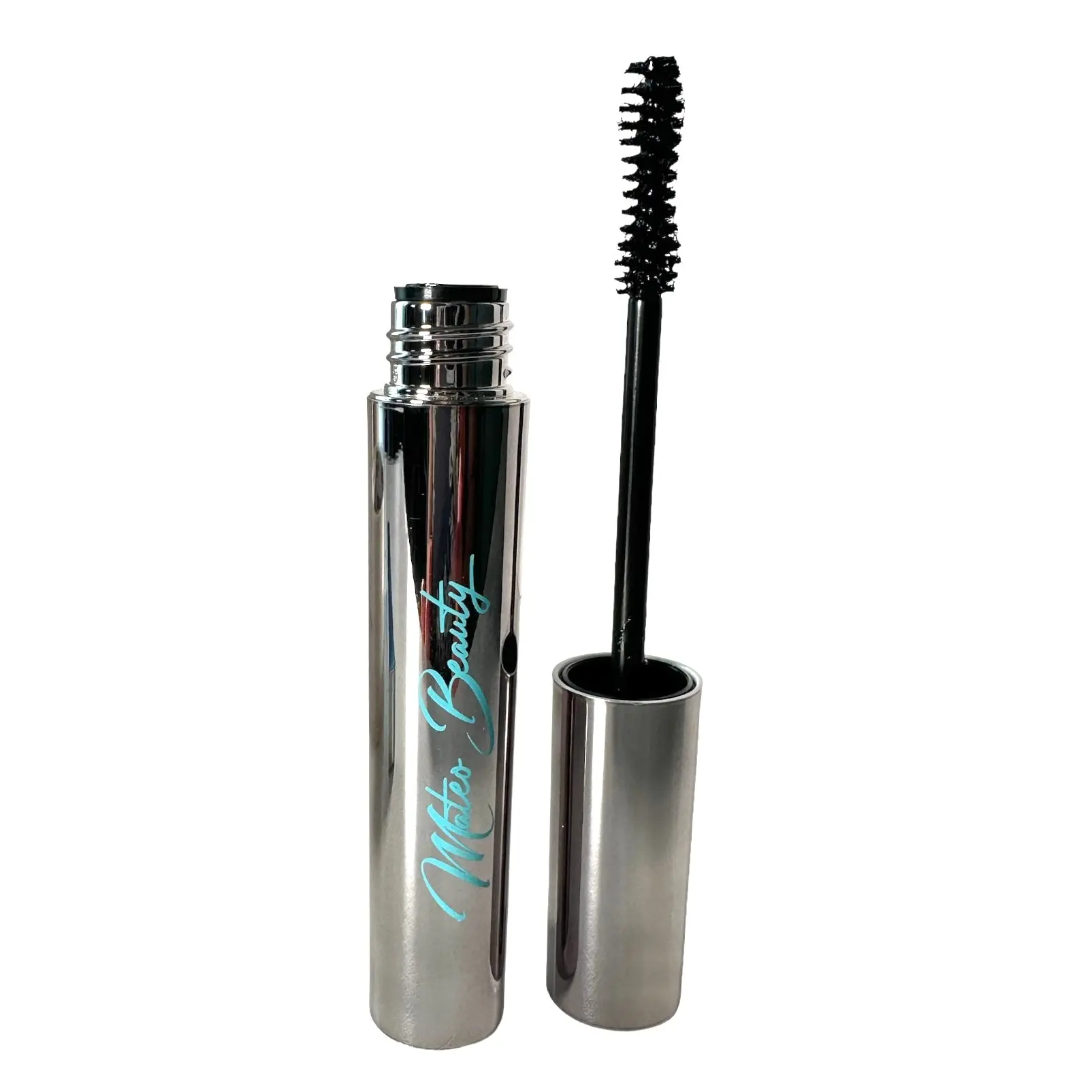 Mateo Beauty Lengthening Volume Mascara - Black Rich Pigments, Tubing Technology, Smudge-Free, All-Day Stay, Luxury Metal Tube, Natural Looking Ultra Natural Cosmetic for Makeup, Natural Looking Mascara