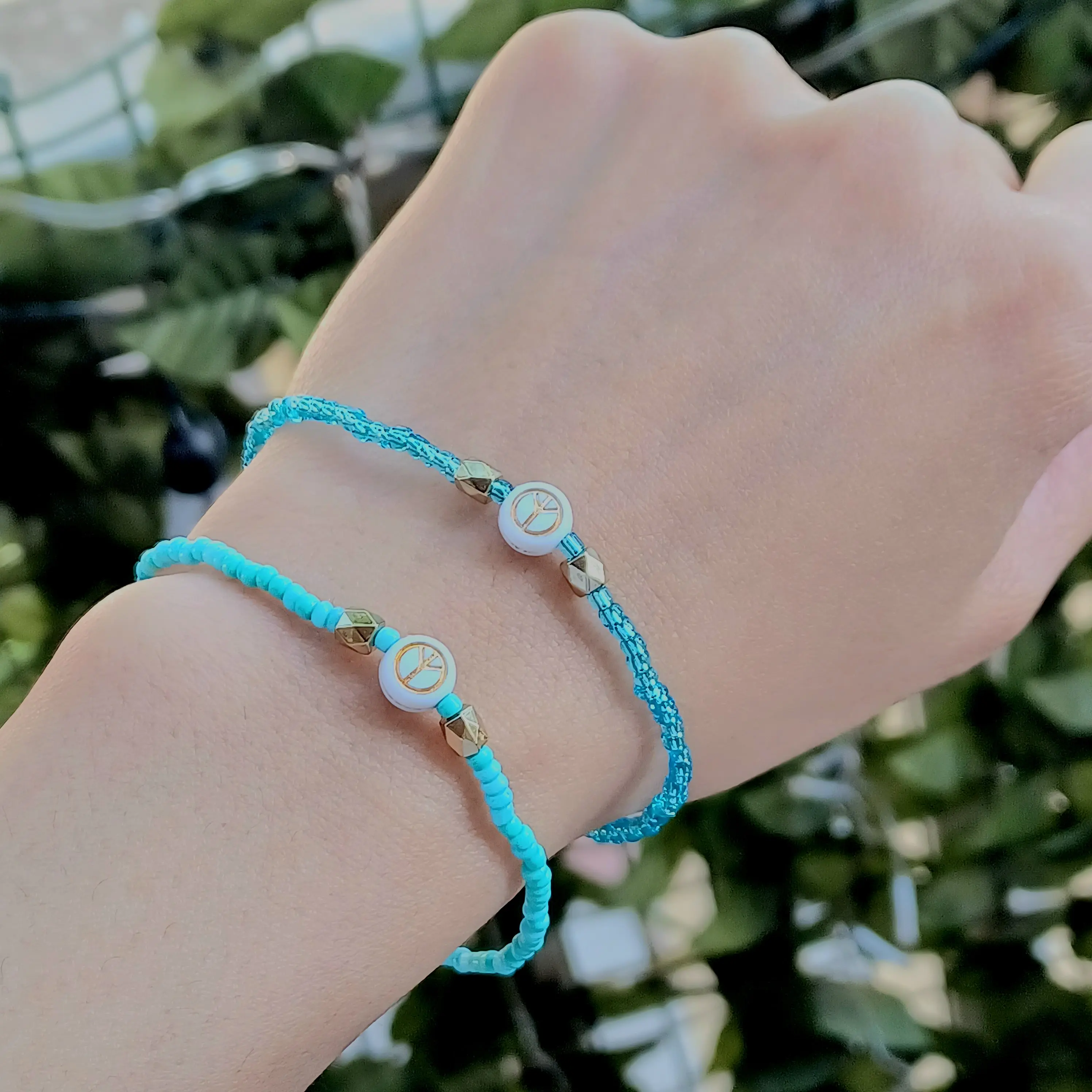 Blue Friendship Bracelet Movement, Safe Space Message for a Friend, Gift for Mom, Stepmom Sister, Boyfriend, Unisex Mental Health Awareness
