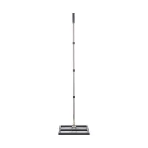 【Summervibes】VEVOR Lawn Leveling Rake, Lawn Leveler with 63.4 in Adjustable Handle, 17x10 in Ground Plate, Heavy Duty & Rust-Resistant Metal Soil Leveler, Effort Saving Lawn Leveling Tool for Yard Golf Court