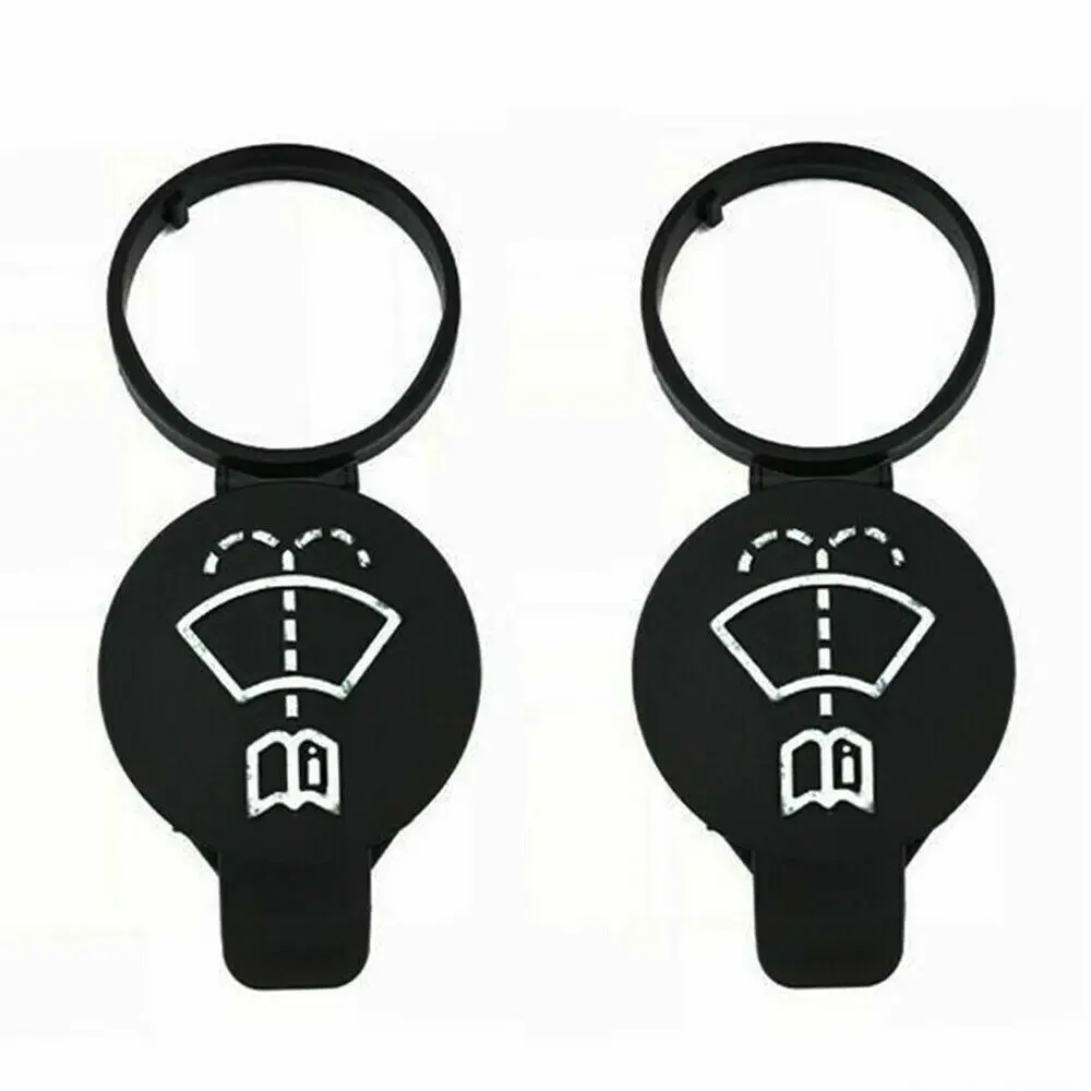 2x Windshield Wiper Washer Fluid Reservoir Bottle Cap Cover, 13227300 for Chevrolet, GMC Automotive Vehicles (Camping & Hiking Water Storage Accessory)