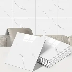10/20/30 pieces of marble texture Faux Marble Finish self-adhesive wallpaper, Marble pattern wallpaper, peel paste, cut and waterproof wall panels, easy to care and maintain, apply to: family living room, bedroom, kitchen, bathroom decoration stickers