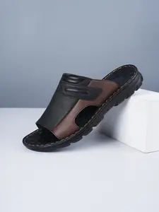 Men's Summer Sandals, Casual Retro Beach Shoes, Lightweight Fashion Colorblock Flip Flops, Versatile Outdoor Footwear, Trendy Comfortable Slippers