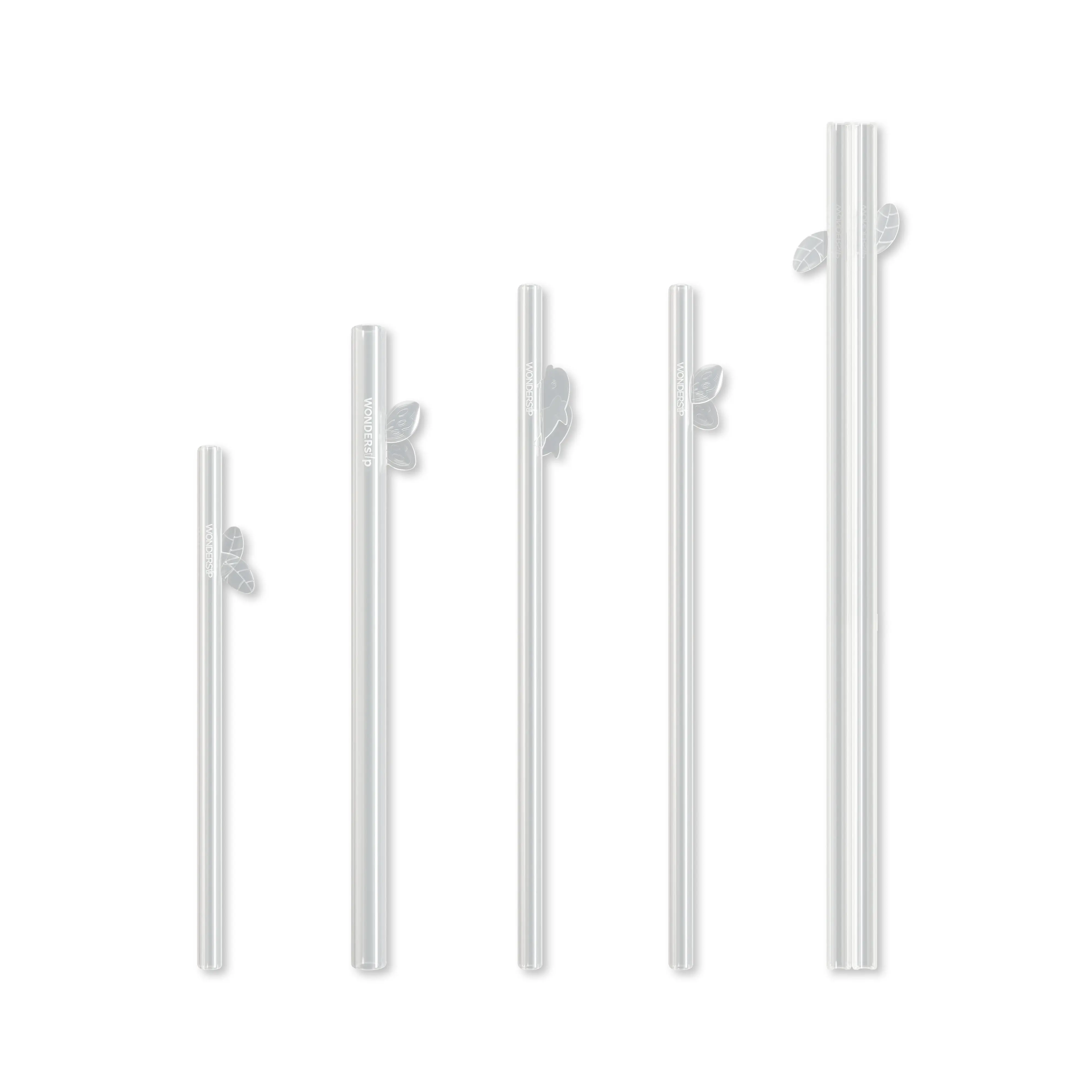 WonderSip Reusable Paradise Straw Pack – Vibrant Multi-Color Reusable Straws, Easy to Clean, BPA-Free, Eco-Friendly, Dishwasher Safe, and Perfect for All Your Favorite Beverages!