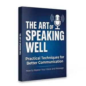 The Art of Speaking Well – A Practical Communication Guide Filled with Proven Techniques to Improve Clarity, Confidence, Voice Control, and Public Speaking Skills; Learn How to Master Your Message Workbook