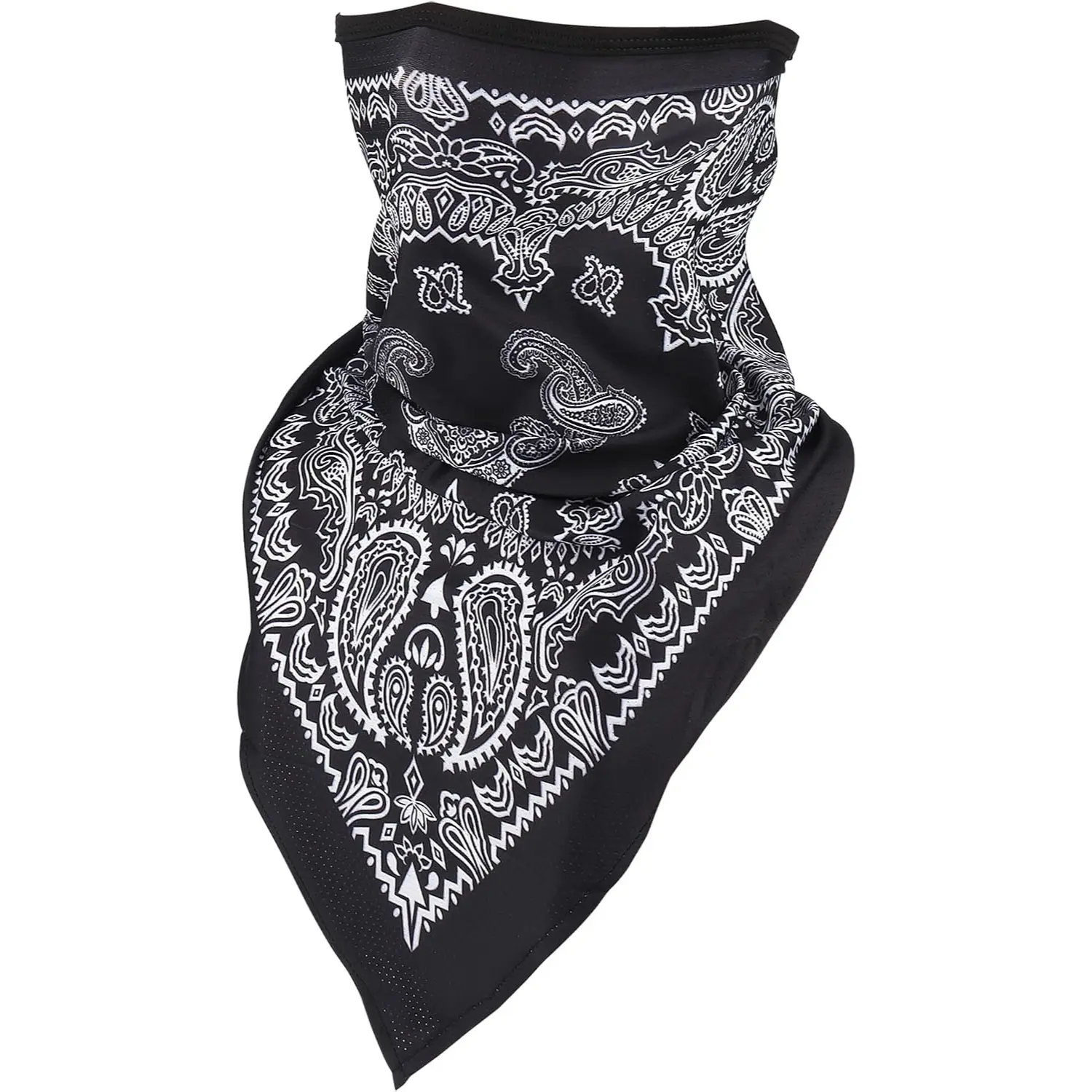 17x9.4" Breathable Multi-Wear Neck Gaiter Face Cover with Ear Loop Bandana, All Seasons Outdoor Sports Accessory for Men and Women