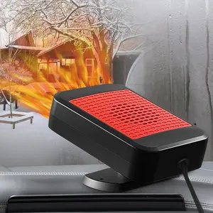 Car Heater,12V 200W Portable Car Heater 360 ° Rotation 2 in 1 Heating & Cooling Fan Windshield Demisting Defroster Plug Into Cigarette Lighter for All Cars