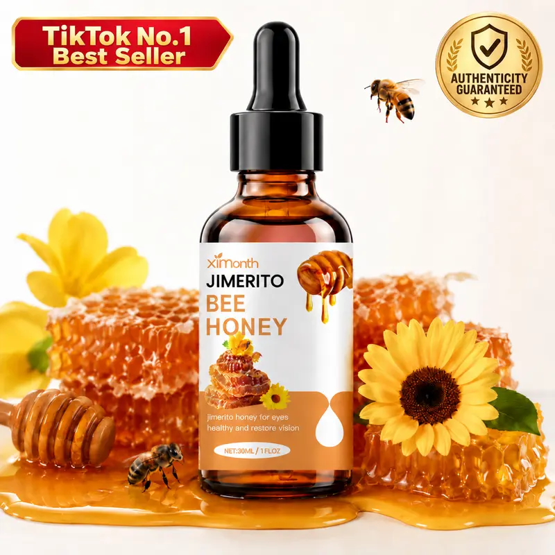 Ximonth Jimerito Honey For Eyes, Refreshing, Moisturizing And Soothing Eye Drops For Dry And Astringent Eyes