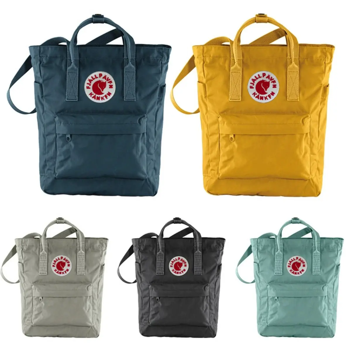 Fjallraven Kanken Totepack 14L Convertible Tote Backpack 3‑Way Carry Water Resistant Daypack for 13‑Inch Laptop School Work Travel