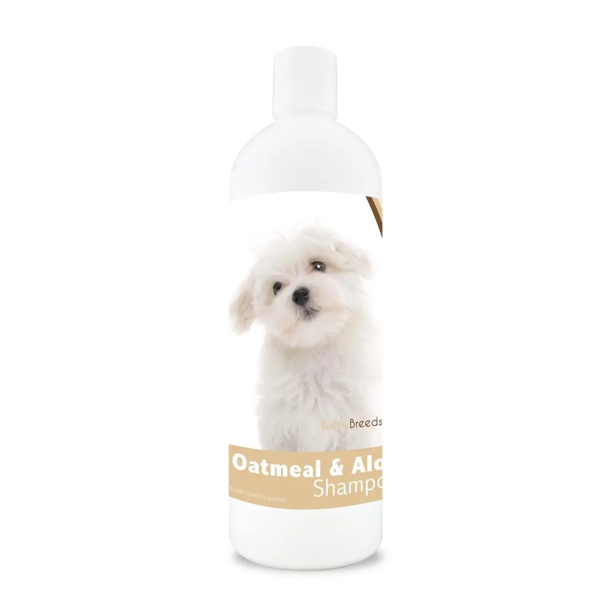 Healthy Breeds 840235110590 16 oz Maltese Oatmeal Shampoo with Aloe