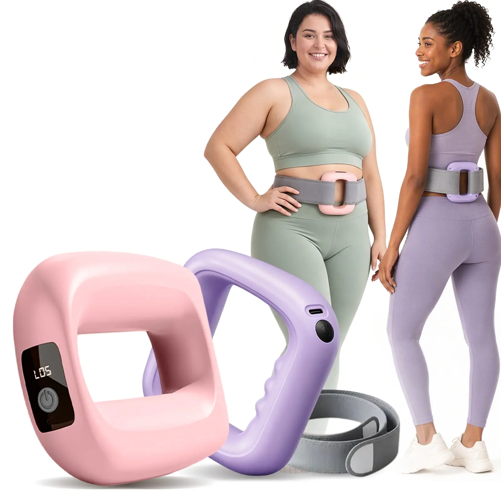 2026 New Fascia Ring R5 Mini Muscle Recovery Fascia Device upgraded adjustable strap fits Up to 55in waist, Cordless Rechargeable, Designed for Waist & Back Muscle Recovery portable massager parents gift summervibes