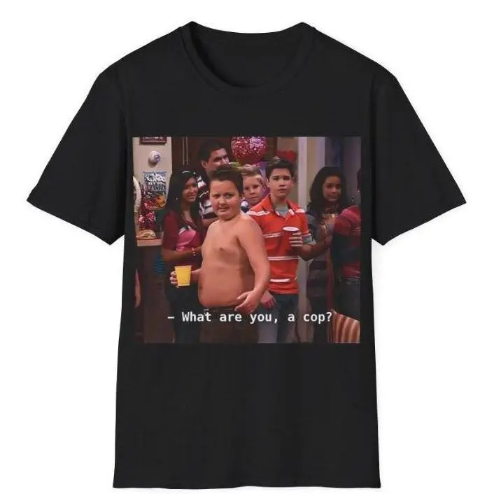Gibby What are you a cop Unisex T-Shirt, Gibby Adult Casual T-Shirt Menswear Top Underwear Tshirt Streetwear Tropical , Adult funny T-shirt, Gift for Woman and Man