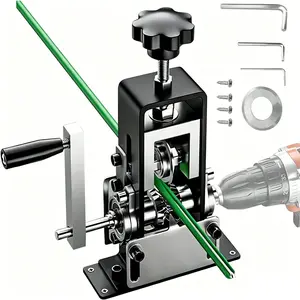 Manual Wire Stripping Machine 1-25mm, Hand Crank & Drill Powered Dual Use, Copper Wire Stripper Tool for Scrap Recycling