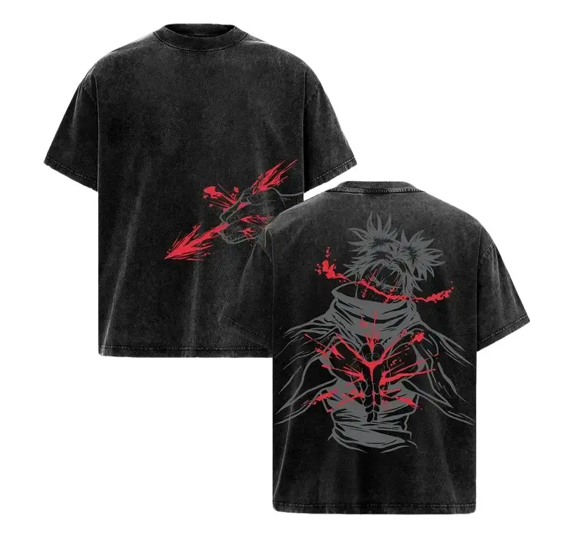 Choso Kamo Shirt – JJK Merch Clothing Washed Cotton T-Shirt. Premium fit with vintage wash featuring Choso’s cursed technique. A must-have for Jujutsu Kaisen anime fans and streetwear lovers