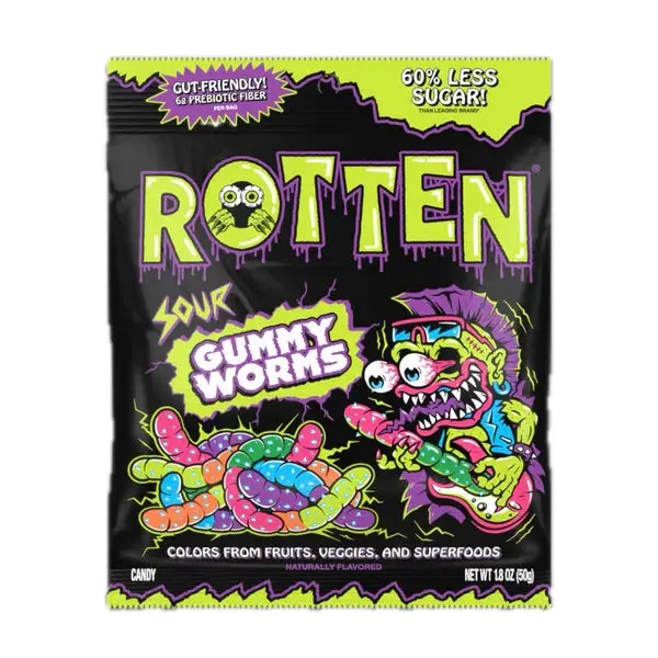 Rotten Sour Gummy Worms