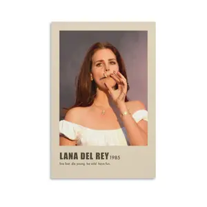 Lana Del Rey Poster Picture Canvas Wall Art Print Home Room Decor