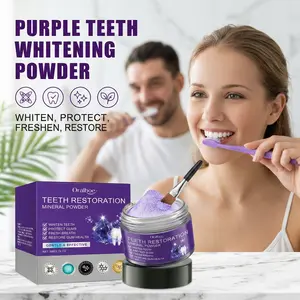 50g Purple Dental Mineral Powder | Deep Clean, Teeth Brightening & Enamel Care for Healthy Gums & Daily Oral Hygiene