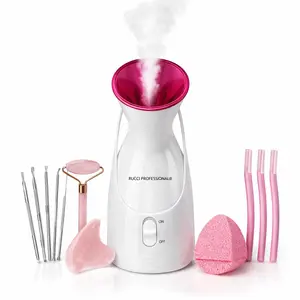 RUCCI PROFESSIONAL® Home Spa Facial Steamer Set – 12 Piece Kit for Deep Pore Cleansing & Glowing Skin