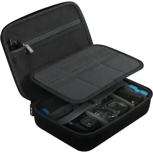 Hard Carrying Case for GoPro Hero 13 12 11 10 9 8 7 6 5 4 3, Portable Travel Storage Bag Compatible with DJI Osmo Action, AKASO, Insta360 Ace Pro & Apexcam