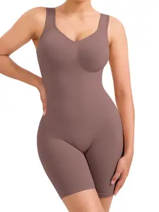 Women's Ultra-Elastic Shapewear Vest Without Cup Pads, Abdominal Cinching & Chest Lifting, Invisible Seamless All-Day Comfort Underwear
