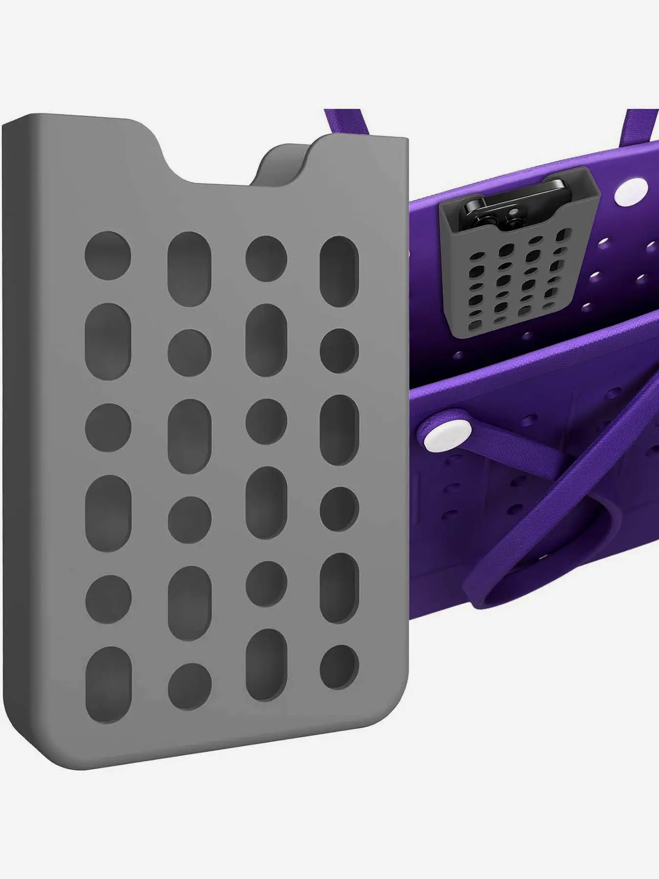 Silicone Beach Bag Phone Holder, Soft Silicone Insertable Phone Case, Universal Lightweight Sturdy Phone Accessories, Beach Bag Accessories for Handba