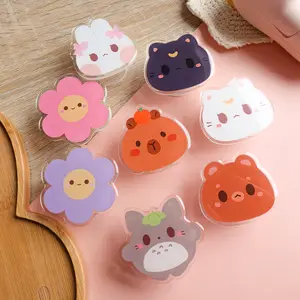 Cute Animal & Flower MagSafe Phone Grip Collection, Bunny, Forest Spirit, Capybara and Smiling Flower Acrylic Phone Holder