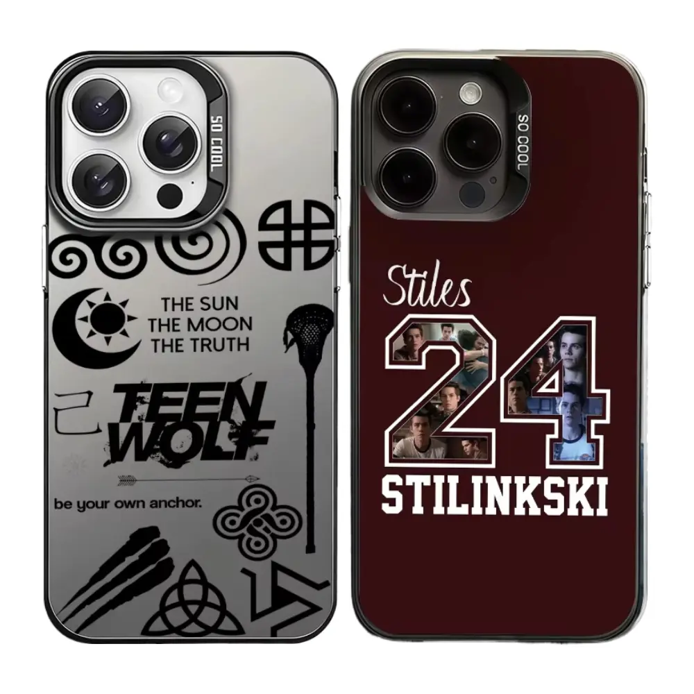 Drama TV T-Teen W-Wolf Phone Cases For iPhone 17 16 15 14 13 12 11 Promax Pro Air Plus Black White Protective IMD Cover