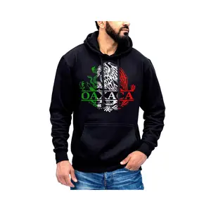 Oaxaca Mexico Eagle Emblem Hoodie Sweatshirt Breathable Cotton
