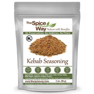 The Spice Way Kebab Seasoning - Middle Eastern Versatile Blend for Meat & Poultry