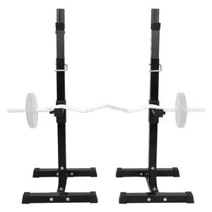 Zeny Multifunctional Squat Rack Home Gym Station - Steel Construction Fitness Equipment, 550lbs Max Capacity, 40"-66" Adjustable Height, Barbell Free-Press for Weight Training