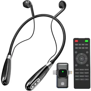 Facmogu Podcast Equipment,E8 Dual-mode Wireless Streaming Headset Portable Multi-Function Sound Card with Remote Control for Live Streaming Content Creation and Audio Production - Gaming Items