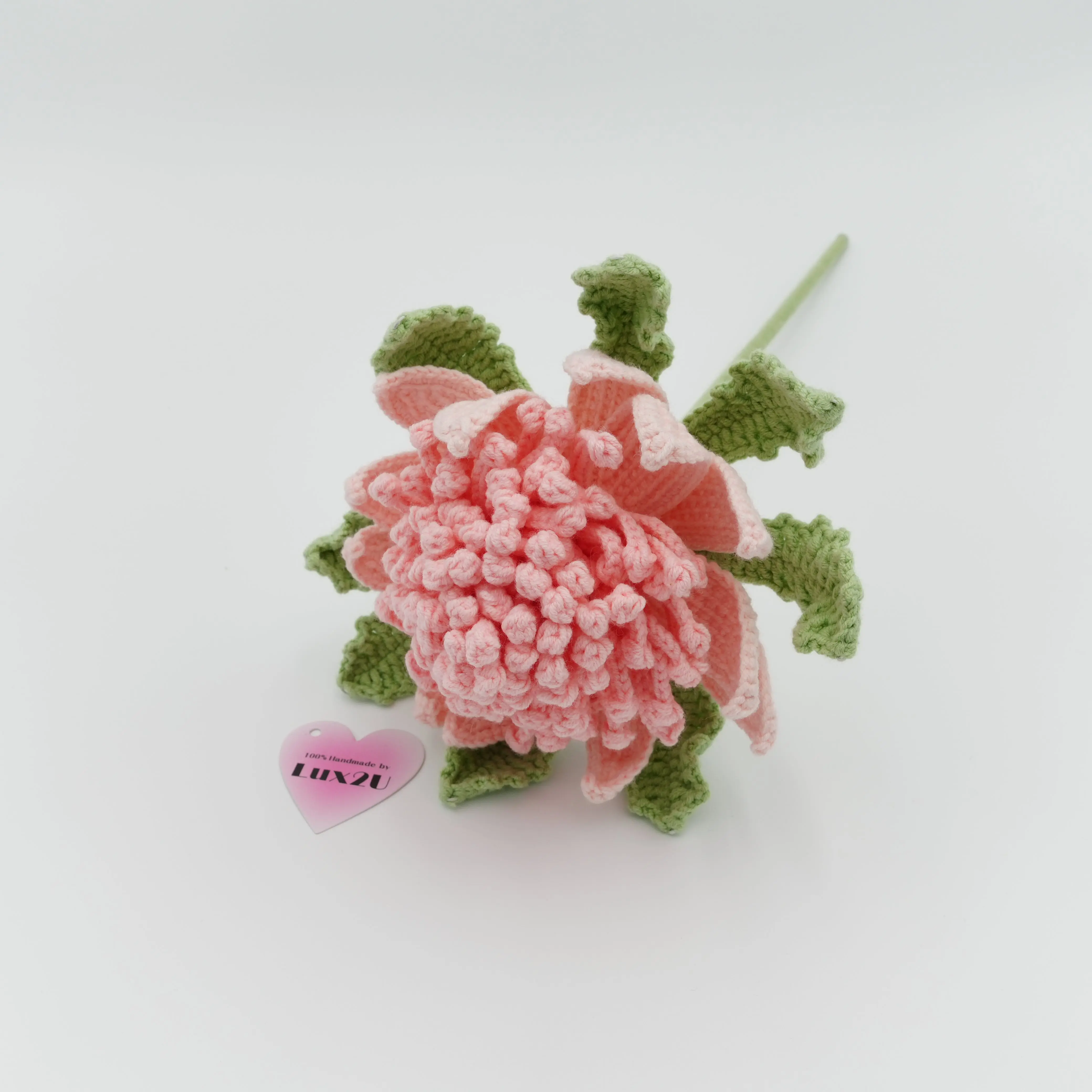 Crochet Flower, Queen Protea, 100% Handmade, Hand-Knitted with 100% Cotton