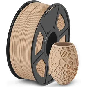 Wood Color Pla Filament 1.75mm 250g, Long Filament for 3D Printers, Suitable for Most Fdm 3D Printers, High-Quality Material