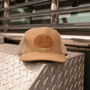 Waxed Canvas 6-Panel Trucker Hat - Field Tan