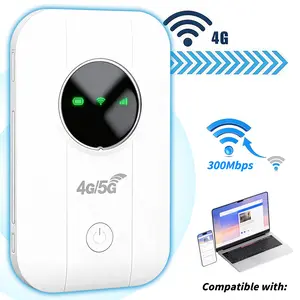 2026 Portable WiFi Hotspot,4G LTE Mobile Hotspot Router Worldwide Portable, Multi-Device Connectivity, SIM Card Required, Long-Lasting Battery for Outdoor, Travel & Daily Life Use