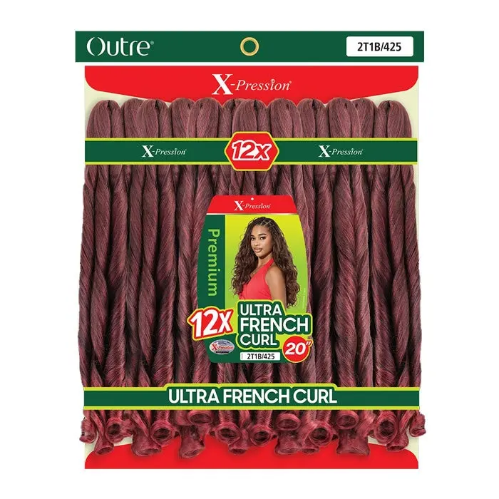 Outre X-Pression Premium Crochet Braid - ULTRA FRENCH CURL 20" 12X