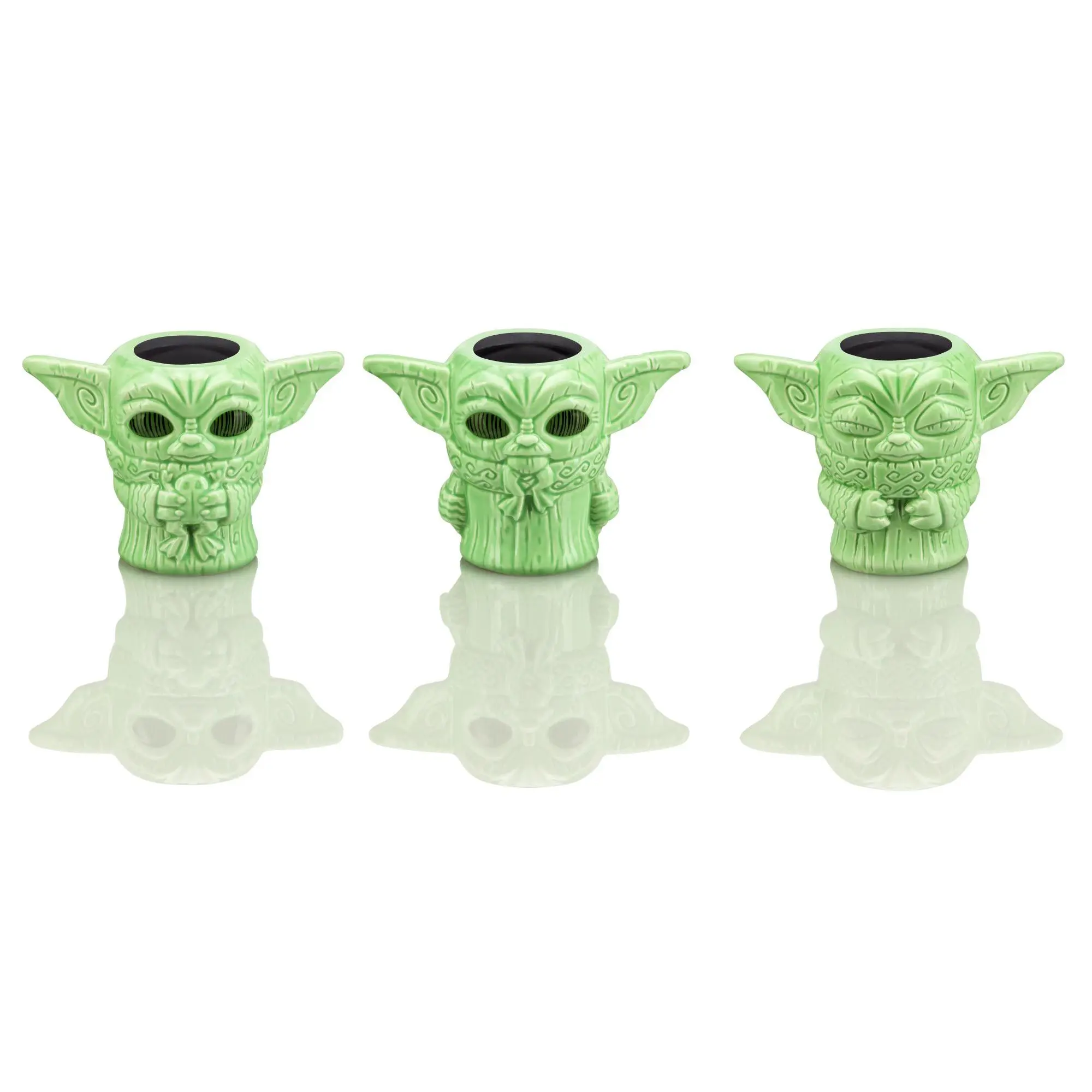 Geeki Tikis Star Wars Mandalorian The Child Mini Muglets | Set of 3 | 2.5 Ounces