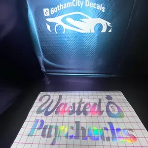 Wasted Paychecks Car Sticker - Personalized Decoration for Your Vehicle