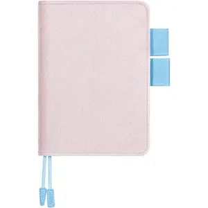 Velvet Cover for A6 Notebooks 4.6 x 6.7 Inches Planner Cover (Light Pink)