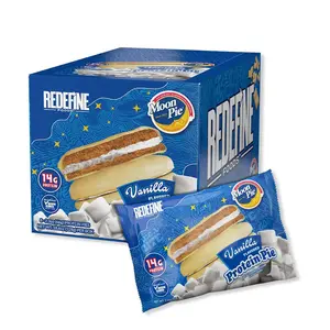 Redefine Foods Protein Power Pie Moon Pie 8-Pack Chocolate Snack protein snacks
