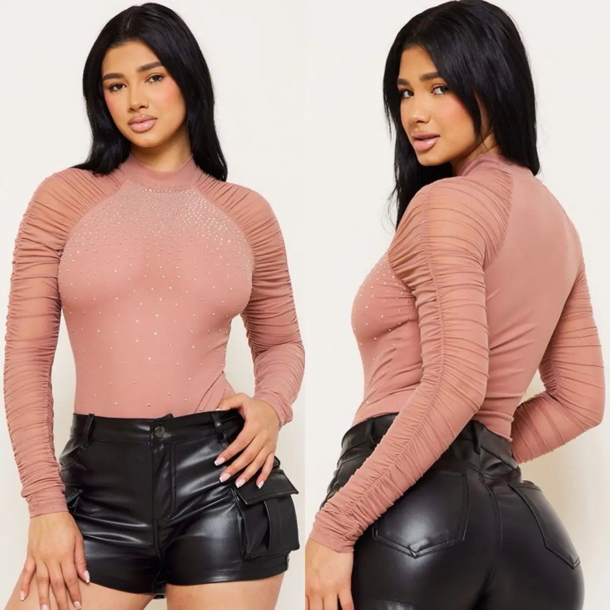 Priscila rhinestone bodysuit