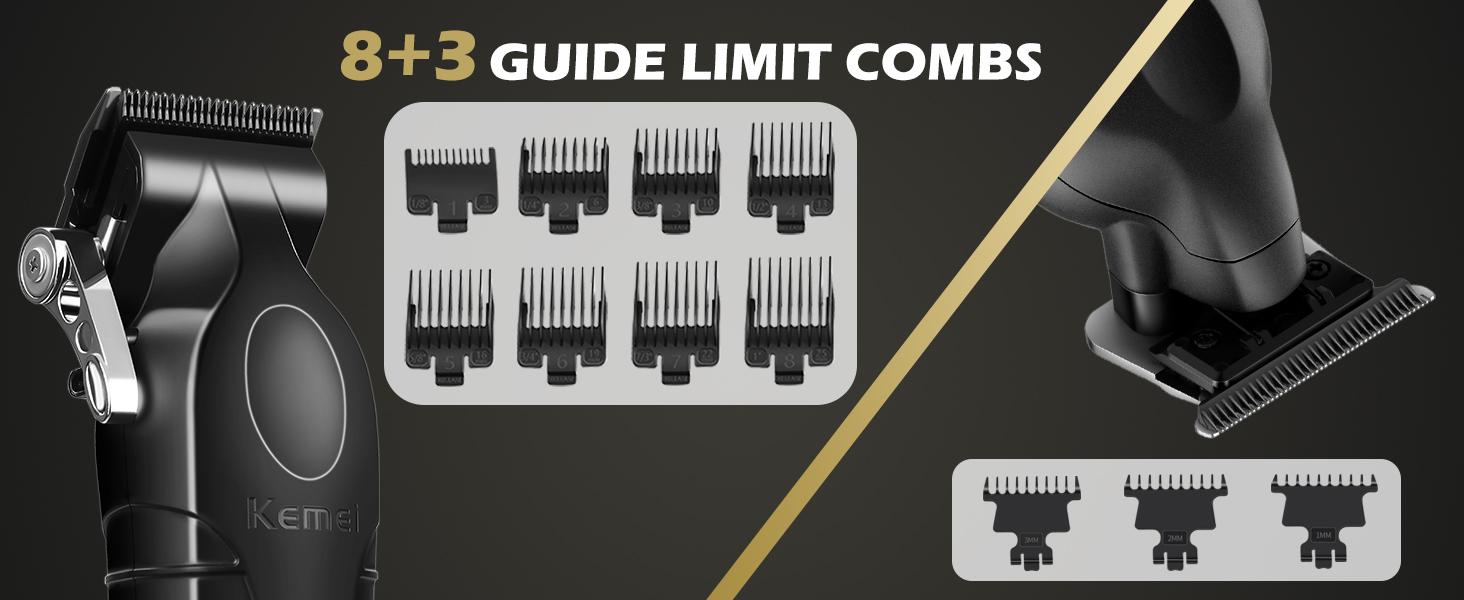Kemei Hair Clipper Hot-Selling Five-Piece Set，KM2296,KM1071,KM2293sliver，KM2299,KM2024