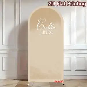 Mexican Cielito Lindo Birthday Party Baby Shower Wedding Cover Double-Sided Chiara Arch Background Decor Backdrop Banners Wedding Arched Backdrop