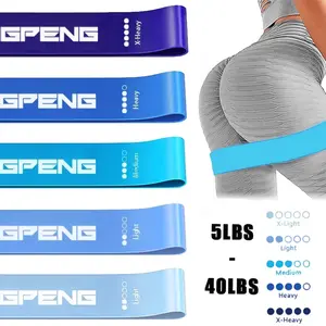 Portable Fitness Workout Equipment Rubber Resistance Bands LINGPENG Yoga Gym Elastic Gum Strength Pilates Crossfit Women Weight Sports Home Workout Equipment Workout Accessories Durable Elastic Bands